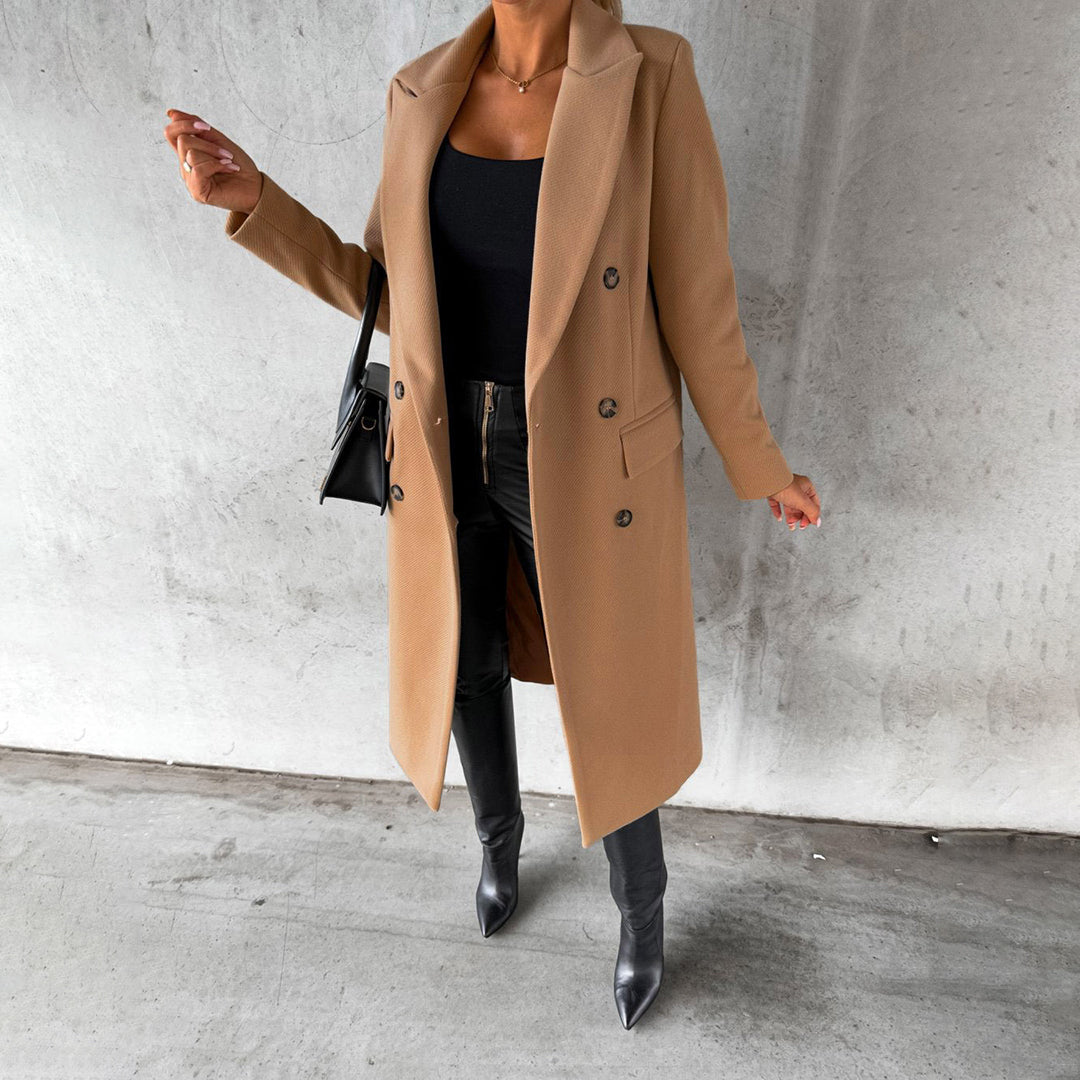 Isolde Coat – Warme en elegante winterjas met luxe afwerking