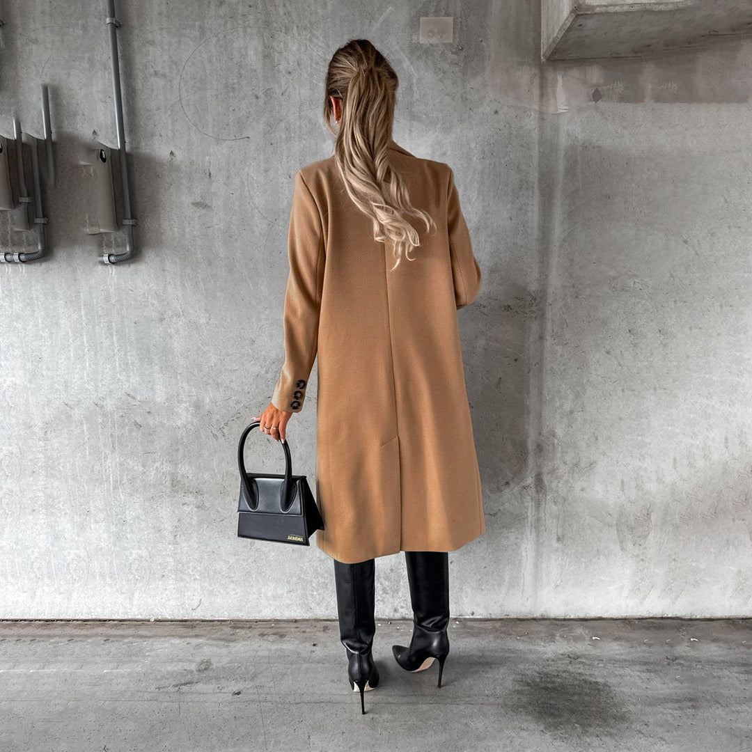 Isolde Coat – Warme en elegante winterjas met luxe afwerking