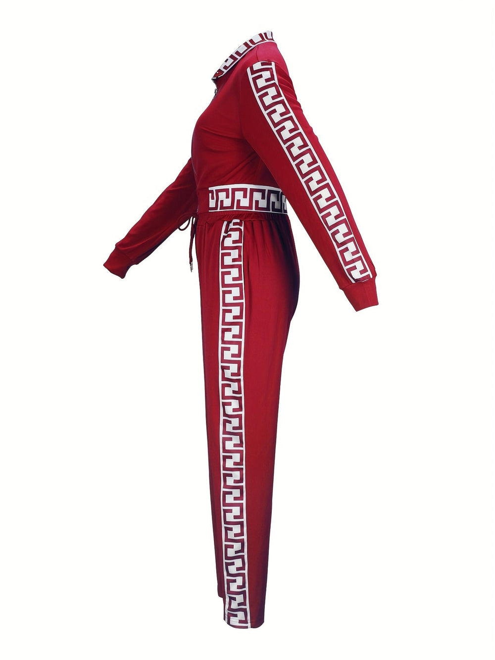 Noelle Set – Moderne Tweedelige Set met Subtiele Printdetails