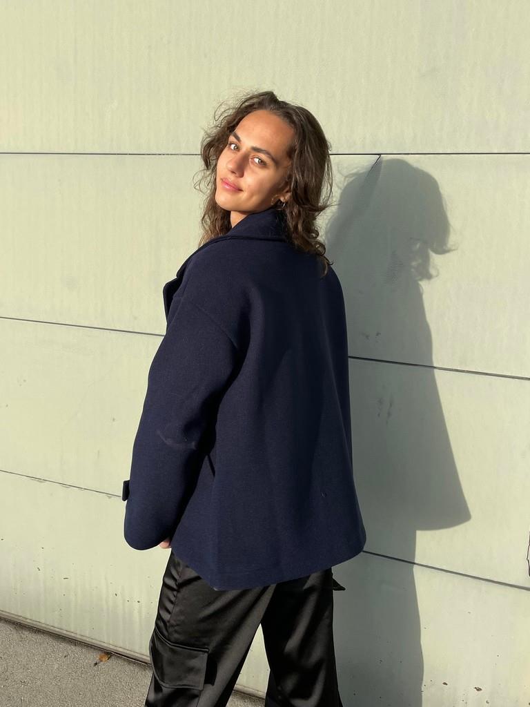 Marivelle – Dames Tussenjas met Brede Revers, Kort & Elegant, Veelzijdige Herfst/Winter Jas