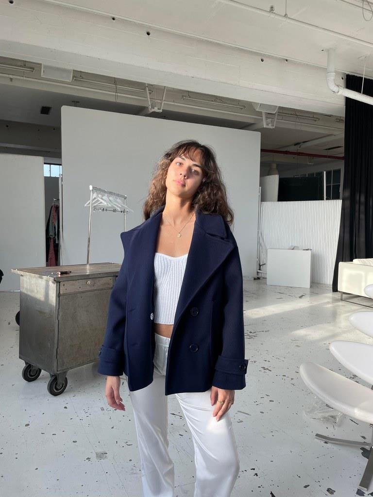 Marivelle – Dames Tussenjas met Brede Revers, Kort & Elegant, Veelzijdige Herfst/Winter Jas