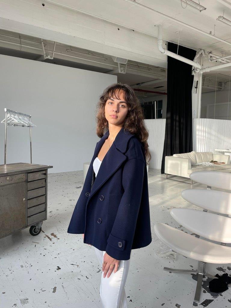 Marivelle – Dames Tussenjas met Brede Revers, Kort & Elegant, Veelzijdige Herfst/Winter Jas