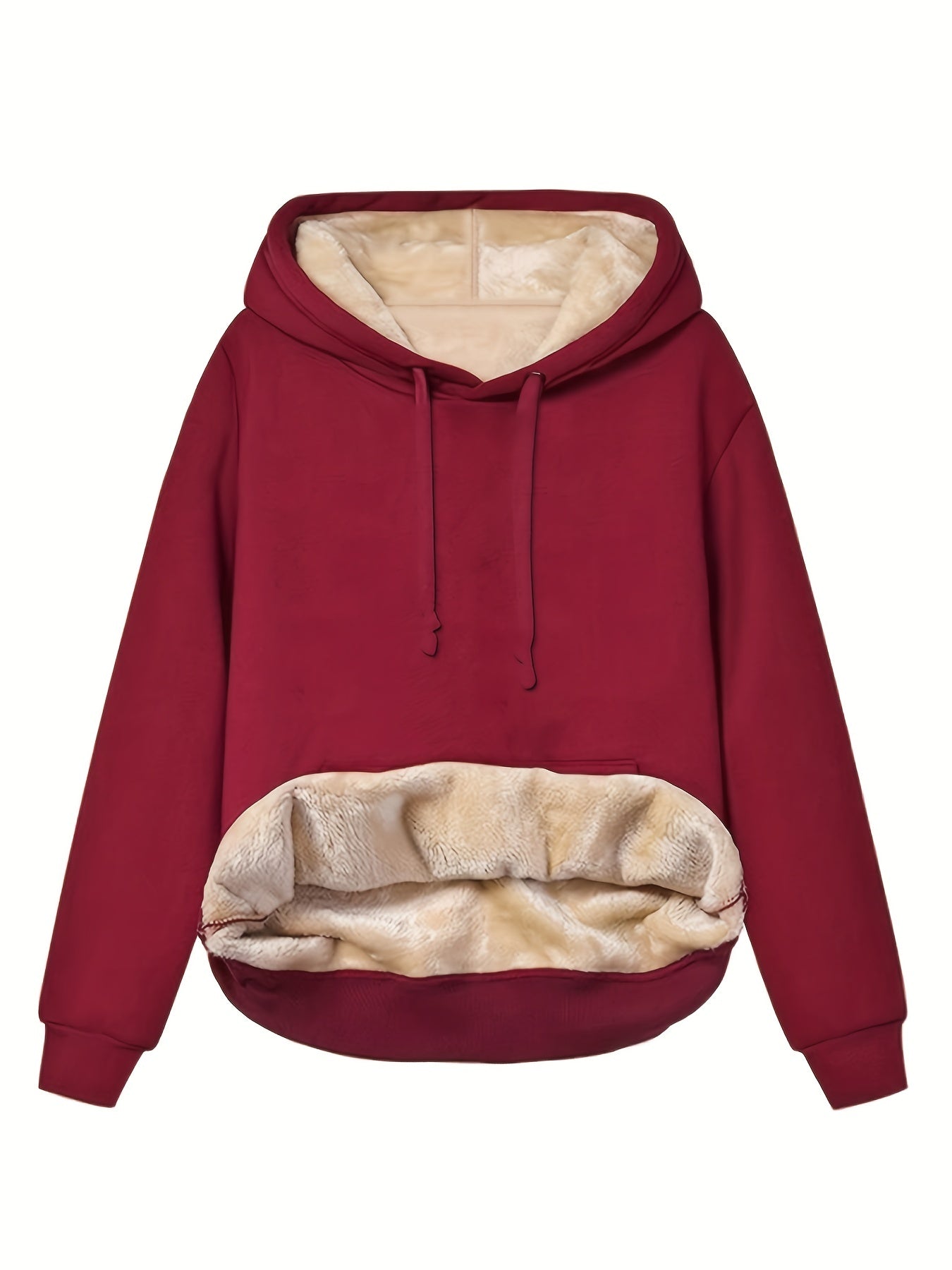 Zephyra Warme Fleece Hoodie – Dames Pullover met Capuchon voor Comfort & Stijl