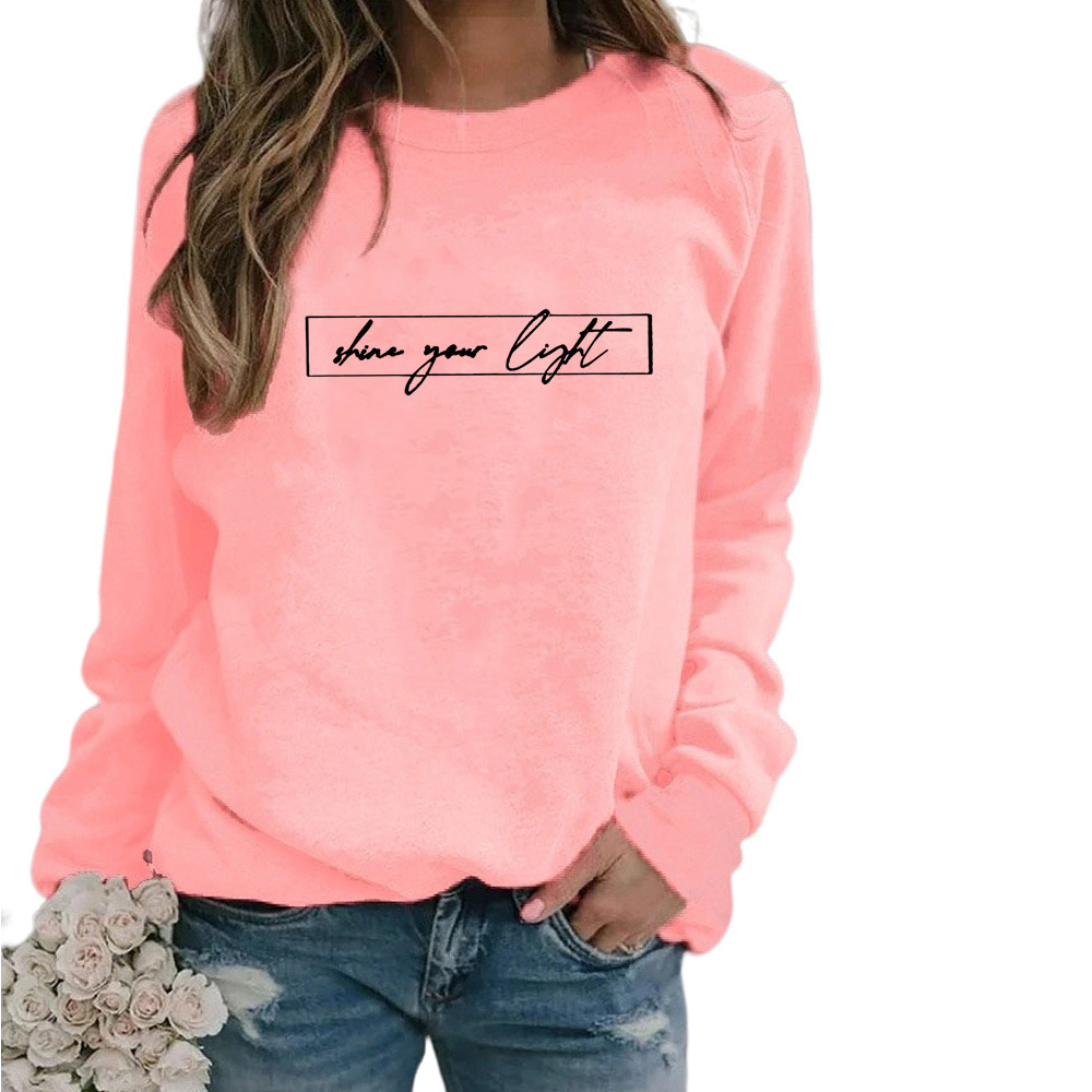 Elaris – Oversized Dames Sweatshirt met Slogan Print