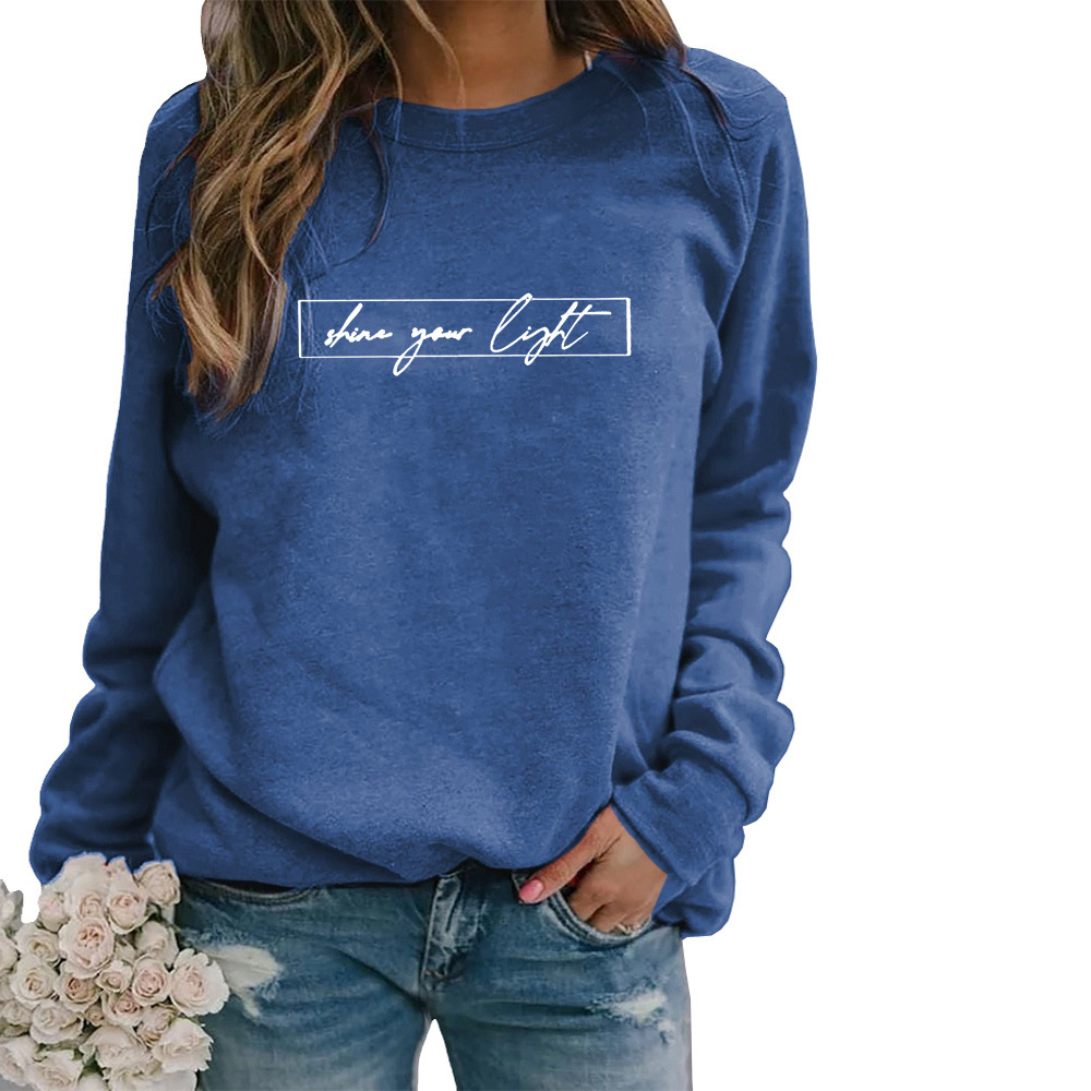 Elaris – Oversized Dames Sweatshirt met Slogan Print