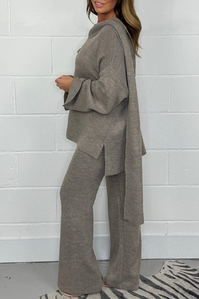 Odina Gebreide Set – Warm, Luxueus en Moeiteloos Stijlvol