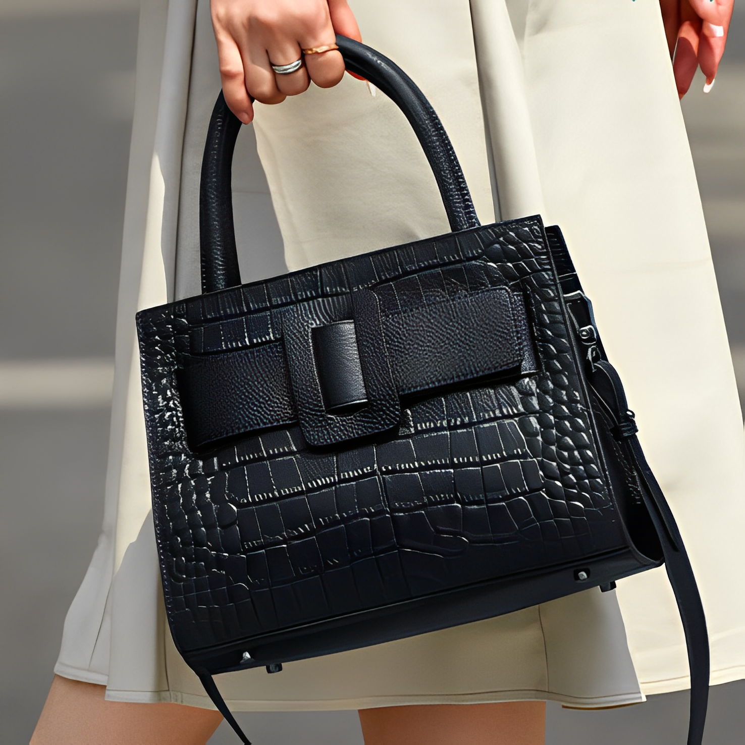 Soraya Leren Tote Tas – Elegante Dames Handtas van Echt Leer