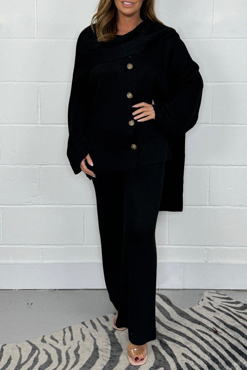 Odina Gebreide Set – Warm, Luxueus en Moeiteloos Stijlvol