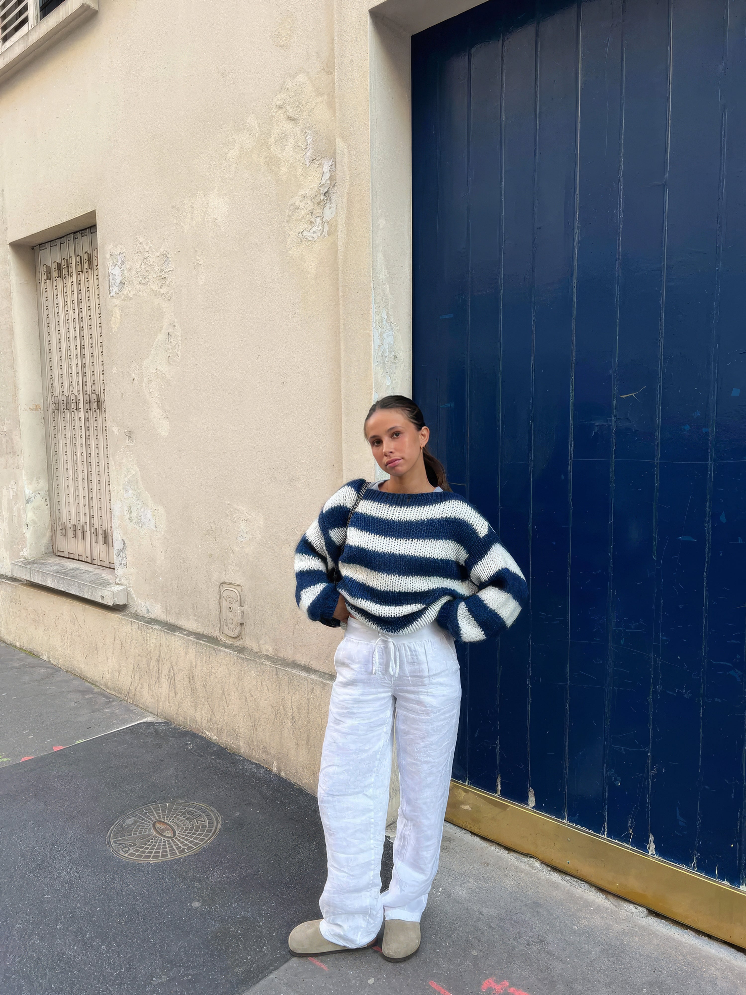 Norelle Gestreepte Gebreide Trui – Gezellige Warmte met Tijdloze Stijl