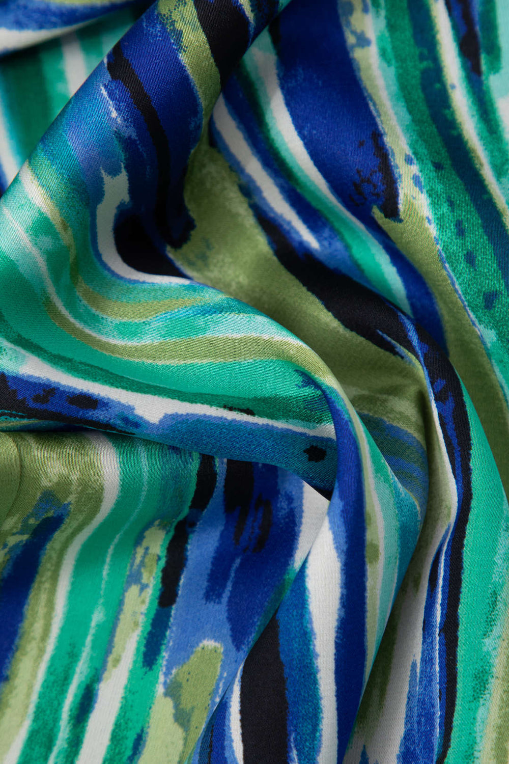 Calivienne – Hoge Taille Broek met Marmerprint | Stijlvol & Comfortabel