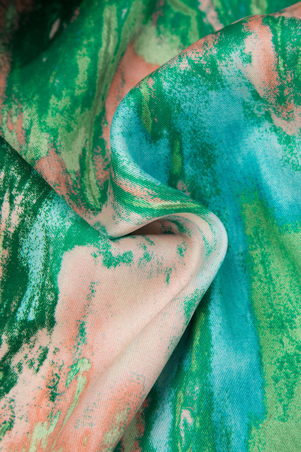 Calivienne – Hoge Taille Broek met Marmerprint | Stijlvol & Comfortabel