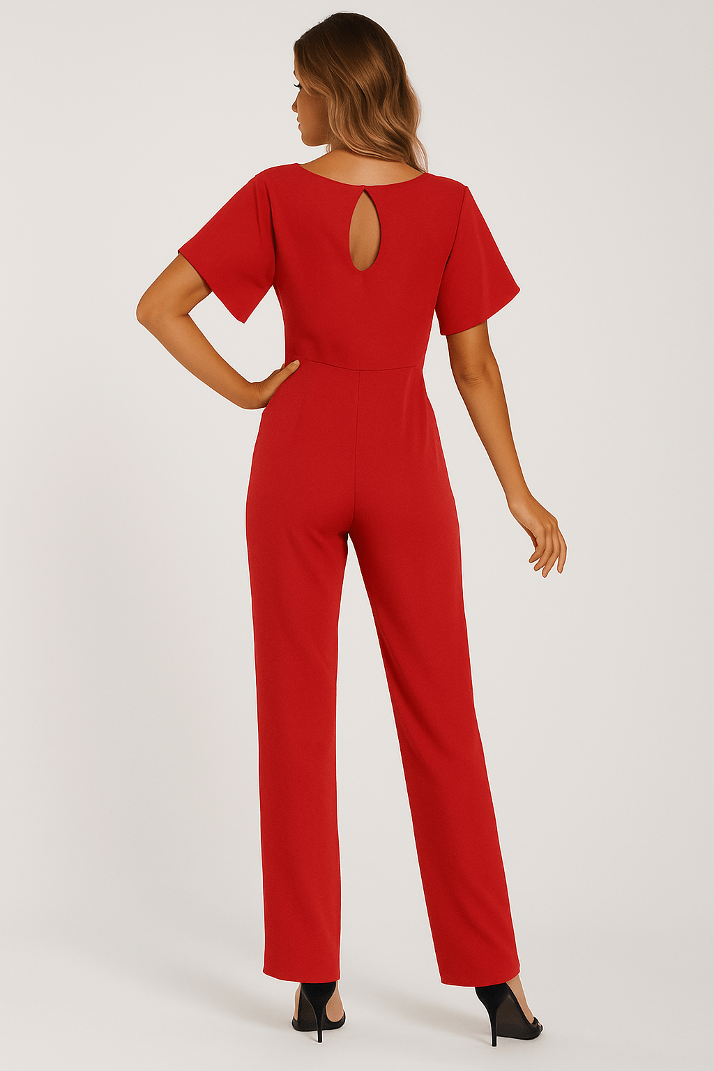 Noëlle – Elegante Jumpsuit met Strikceintuur en Tijdloze Uitstraling