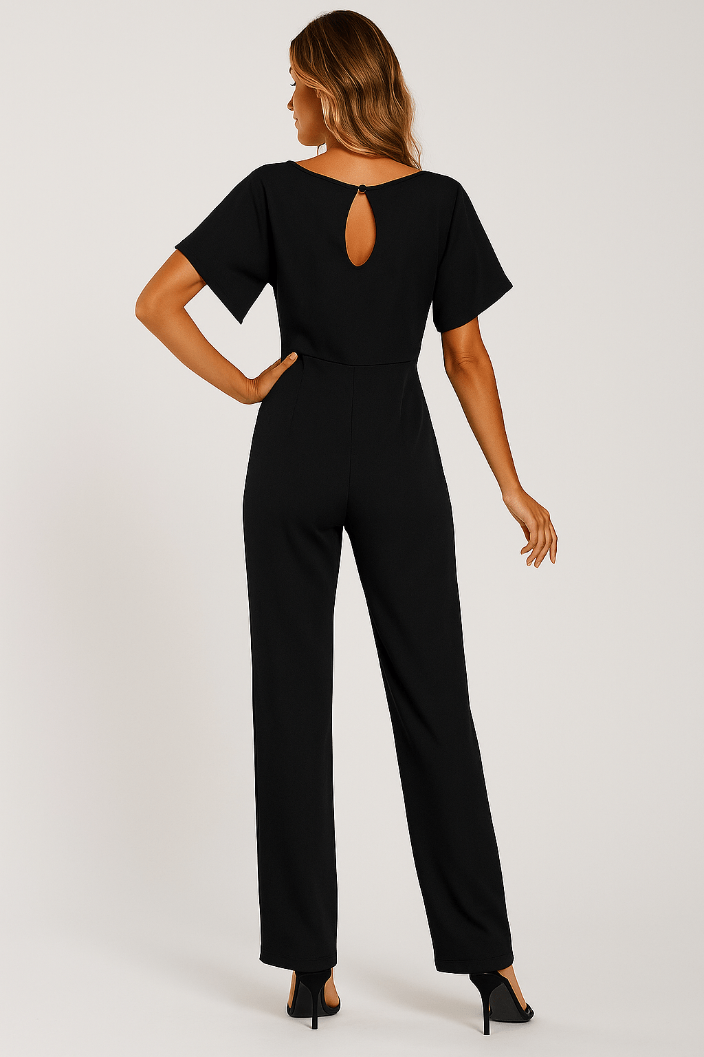 Noëlle – Elegante Jumpsuit met Strikceintuur en Tijdloze Uitstraling