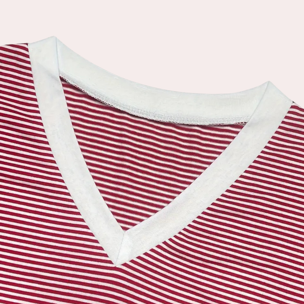 Valeriane – Gestreepte damespyjamaset met elegante pasvorm en ultiem comfort