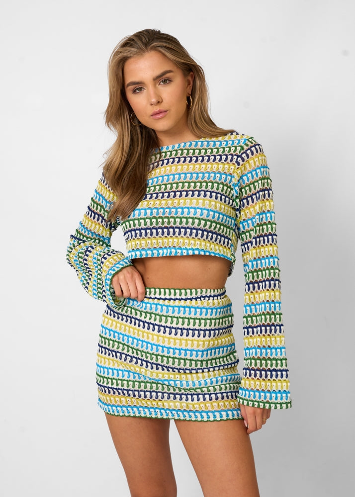 Caelira – Crochet zomerset voor dames met elegante, bohemian uitstraling