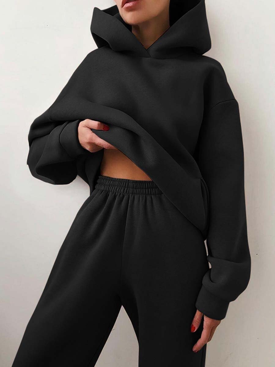 Nymara – Oversized Joggingpak met Hoodie en Sweatpants