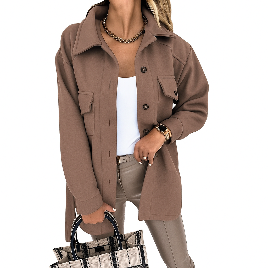 Maëlle – Chique Wollen Jas met Getailleerde Pasvorm en Tijdloze Elegant﻿ie