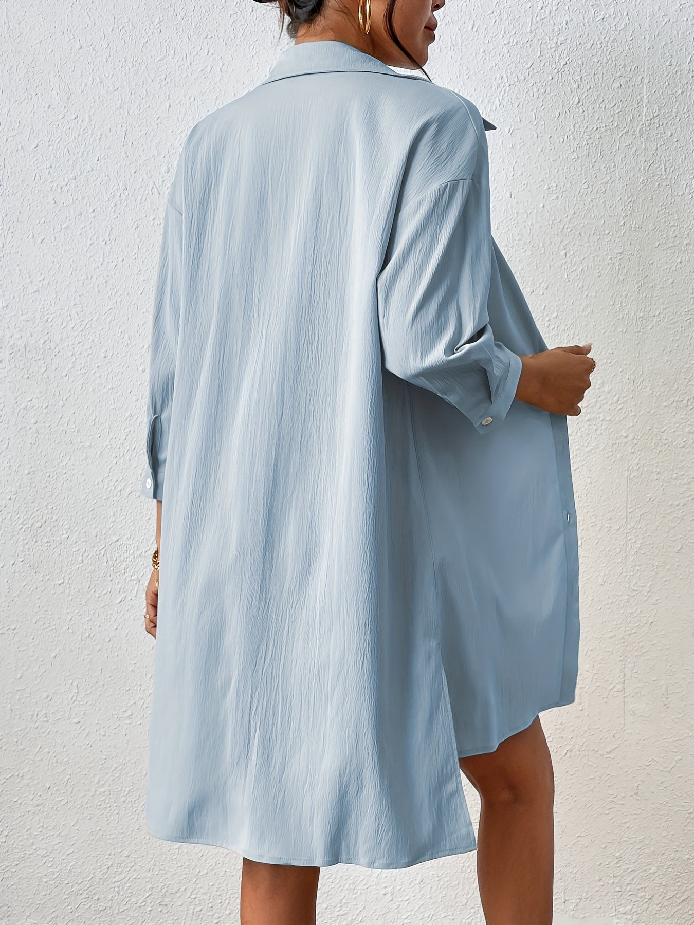 Saphina Set – Luchtige Tweedelige Set met Overhemd en Short