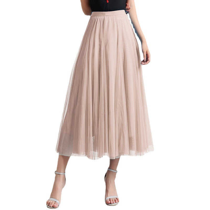 Phina - Elegante Tule Maxi Rok voor Dames met Luchtige Gelaagdheid
