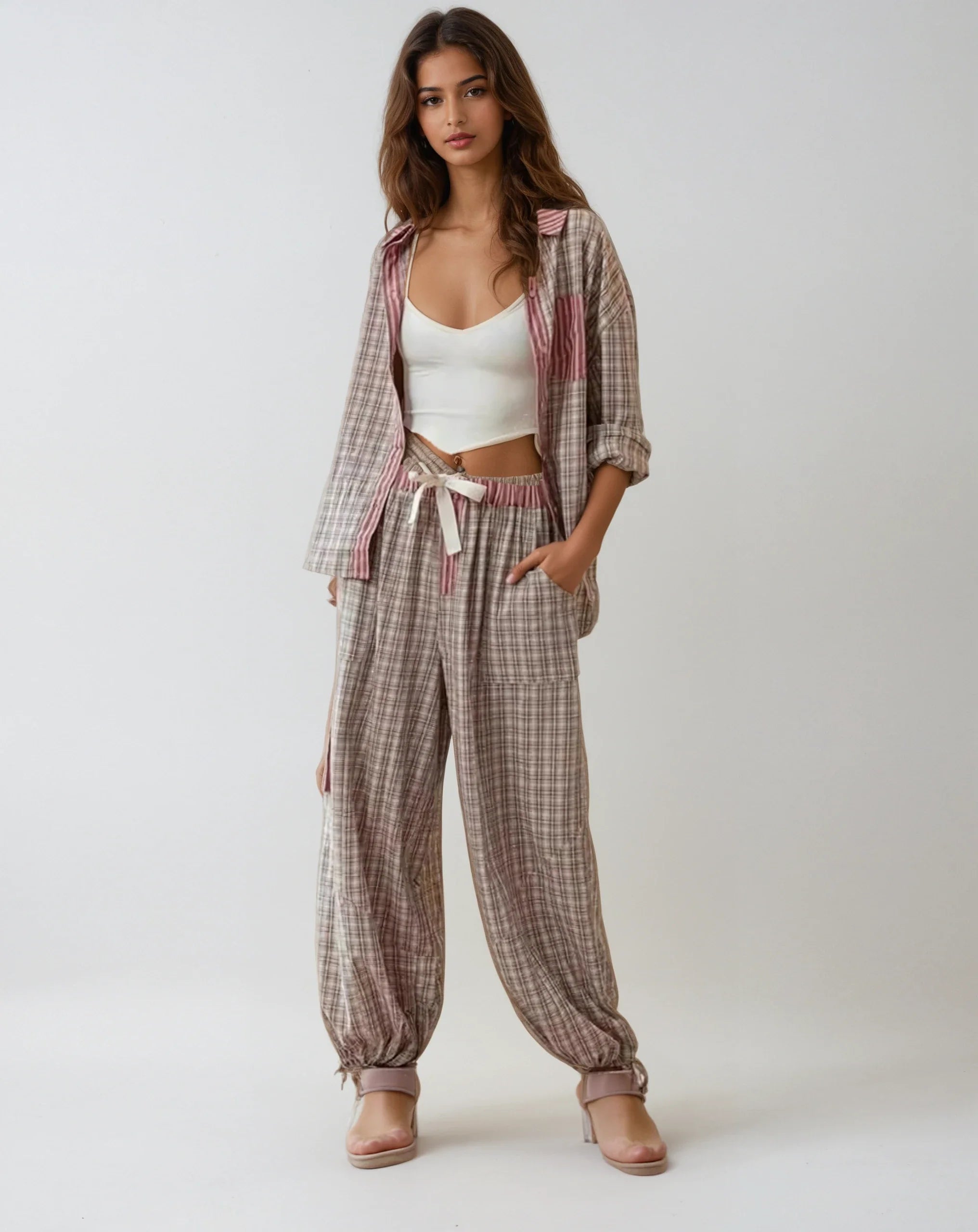 Celestine Pyjamaset voor dames met luxe comfort en tijdloze elegantie