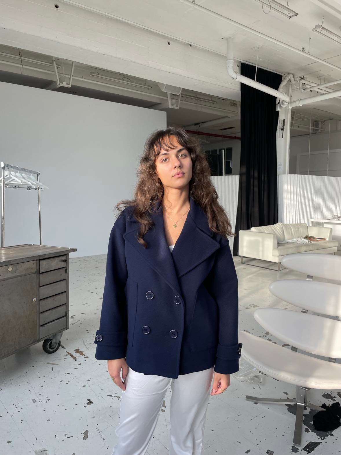 Marivelle – Dames Tussenjas met Brede Revers, Kort & Elegant, Veelzijdige Herfst/Winter Jas