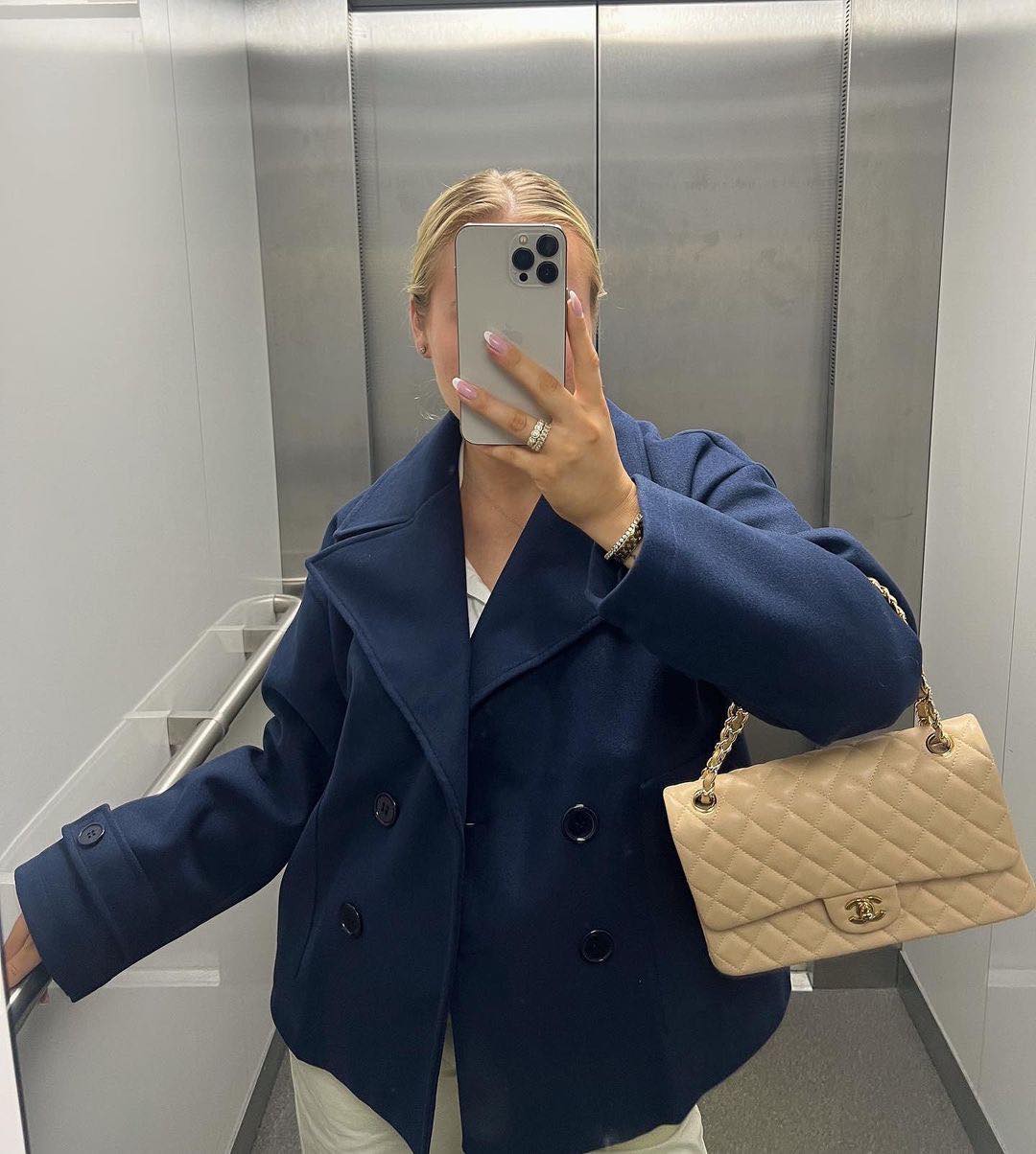 Marivelle – Dames Tussenjas met Brede Revers, Kort & Elegant, Veelzijdige Herfst/Winter Jas