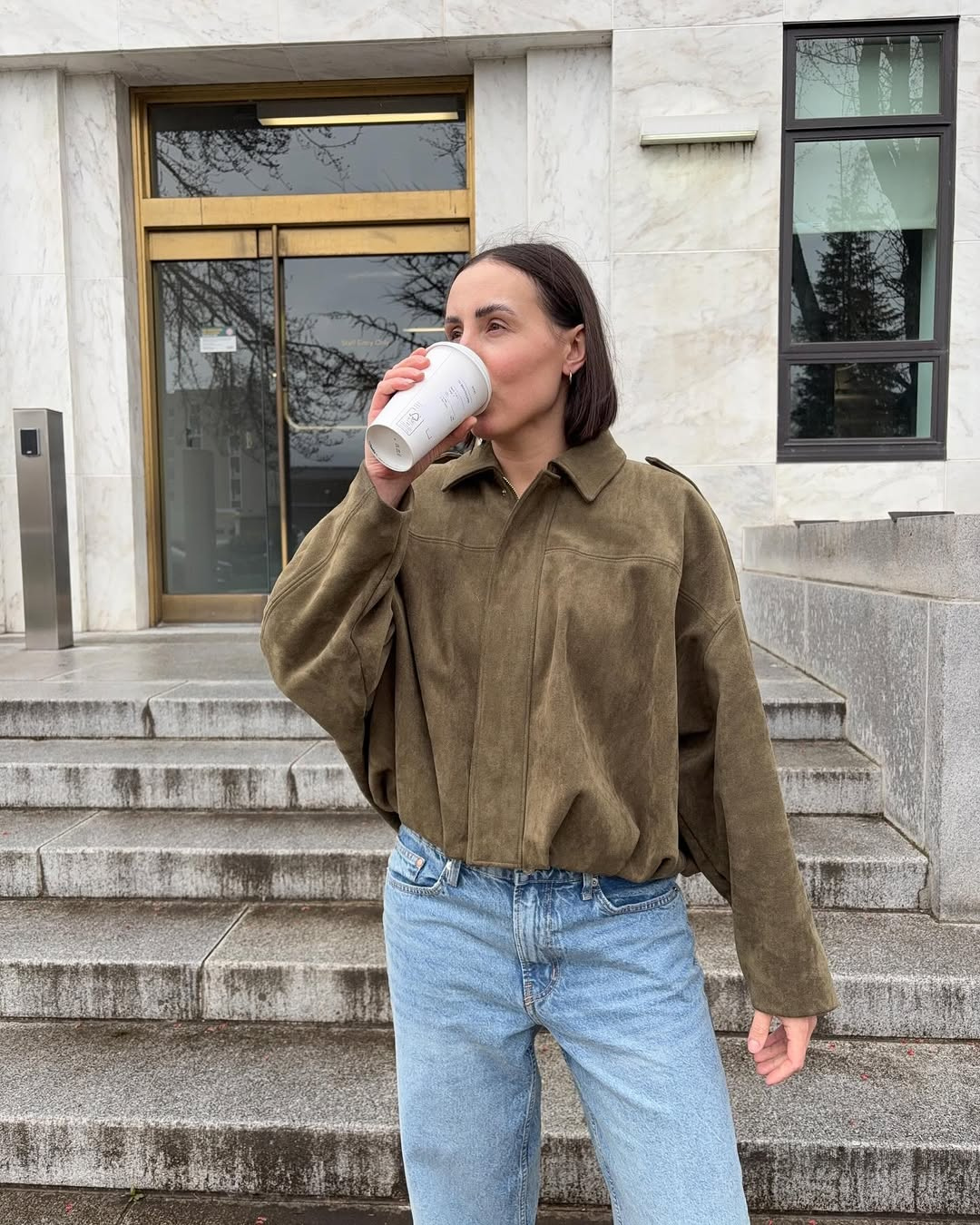 Noémie Suède Oversized Jas – Tijdloze Luxe in een Ontspannen Silhouet