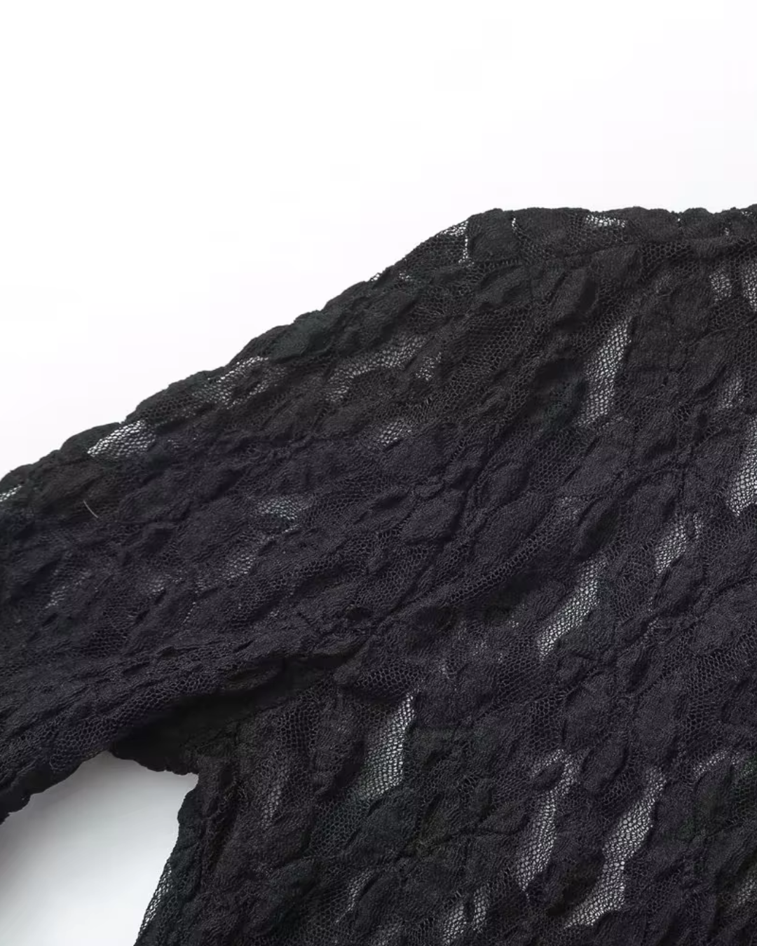 Calista – Tweedelige Set met Kant en Bloemenpatroon