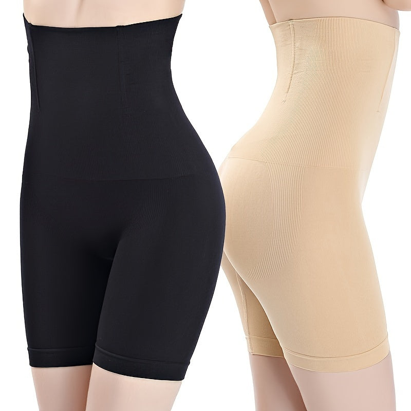Lunara - Naadloze Hoge Taille Shapewear Shorts voor Optimaal Comfort, Buikcontrole en Liftend Effect