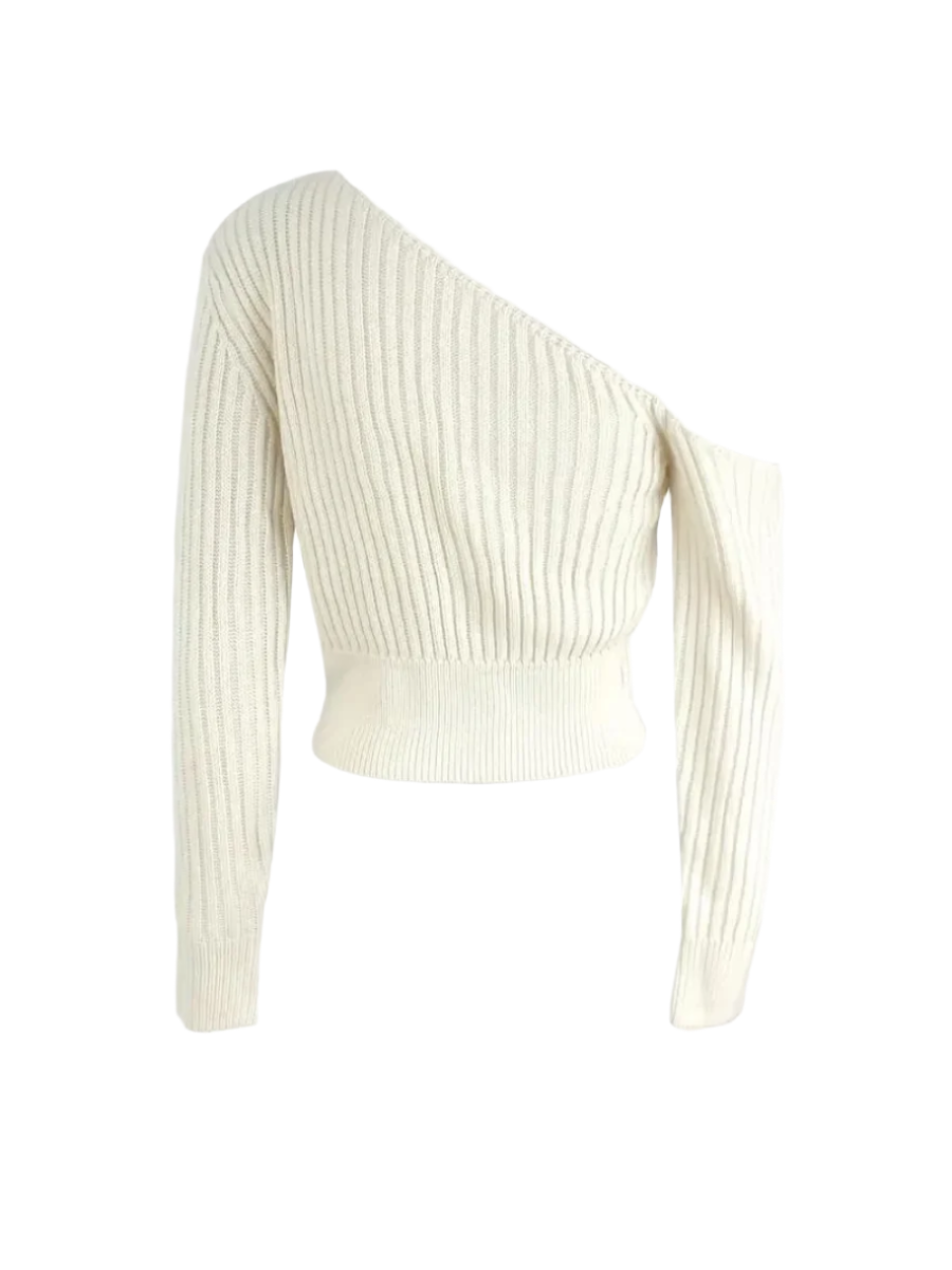 Alenia Linnen Top – Moderne Frisheid met Asymmetrisch Design