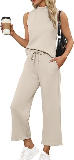 Lunivelle – Elegante dames loungewear set met top en wide-leg broek