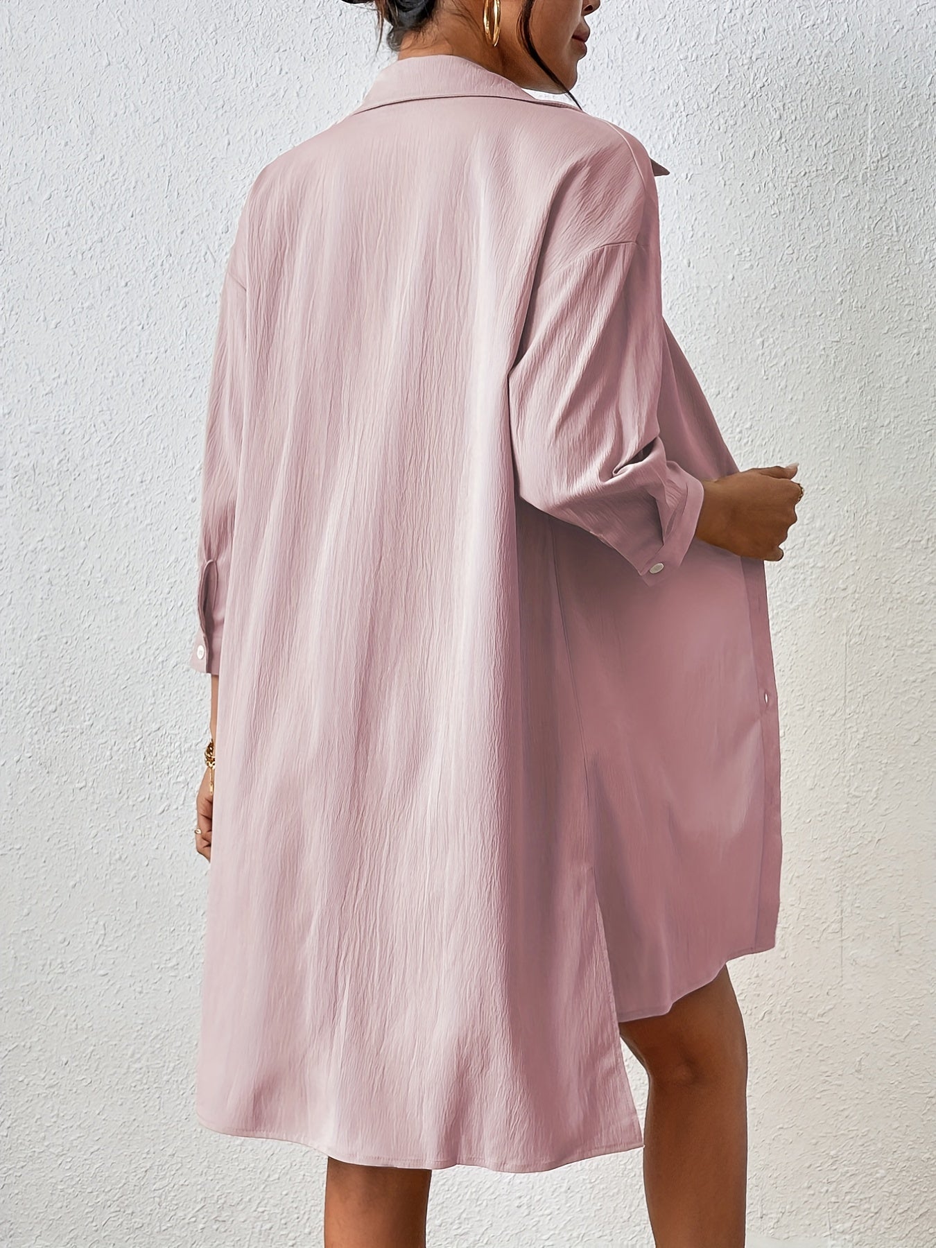 Saphina Set – Luchtige Tweedelige Set met Overhemd en Short