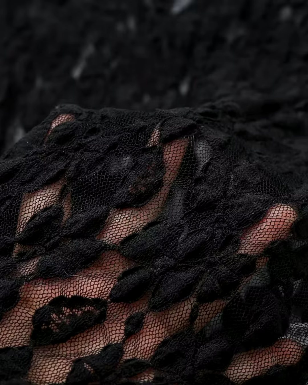 Calista – Tweedelige Set met Kant en Bloemenpatroon