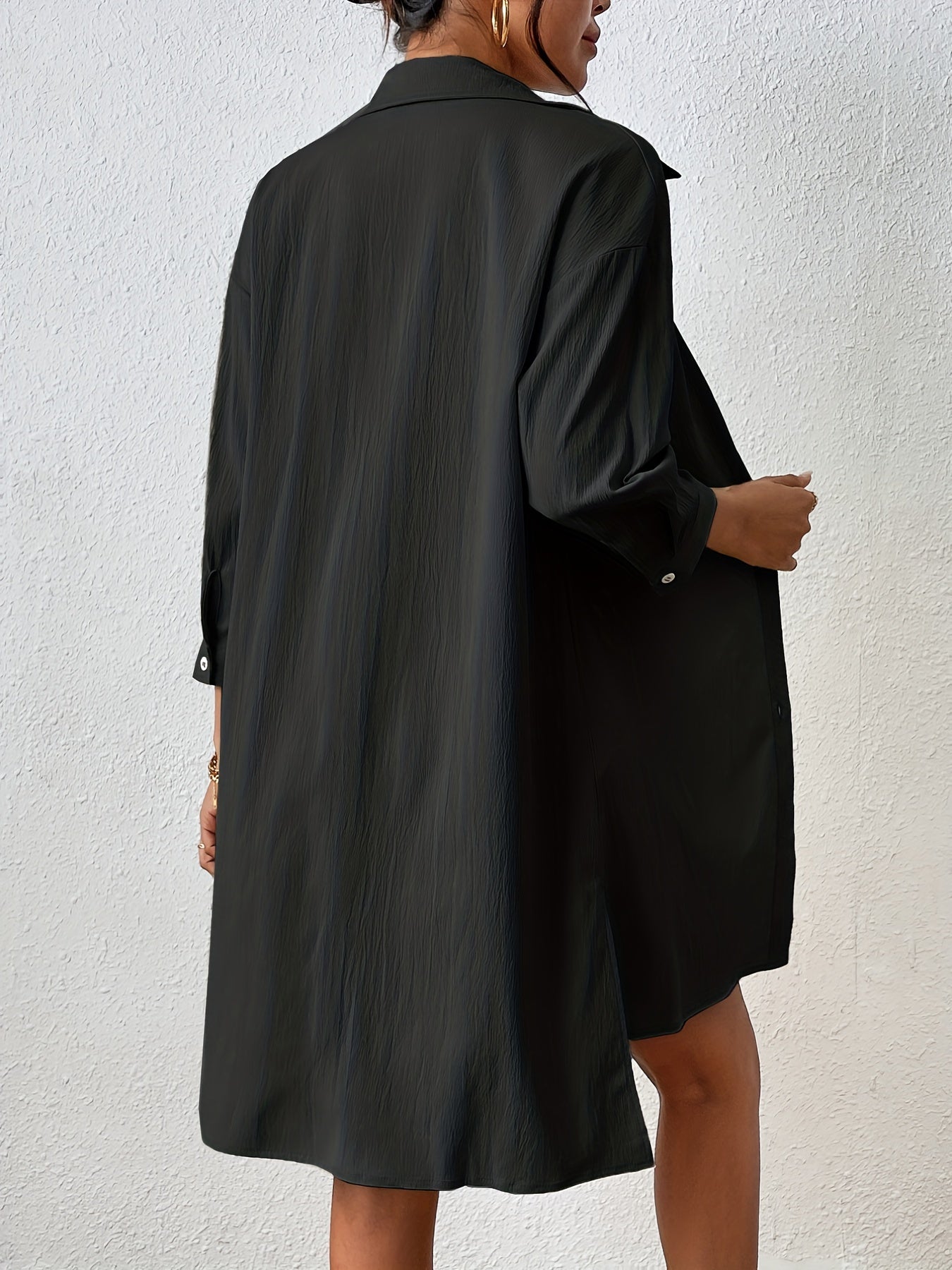 Saphina Set – Luchtige Tweedelige Set met Overhemd en Short