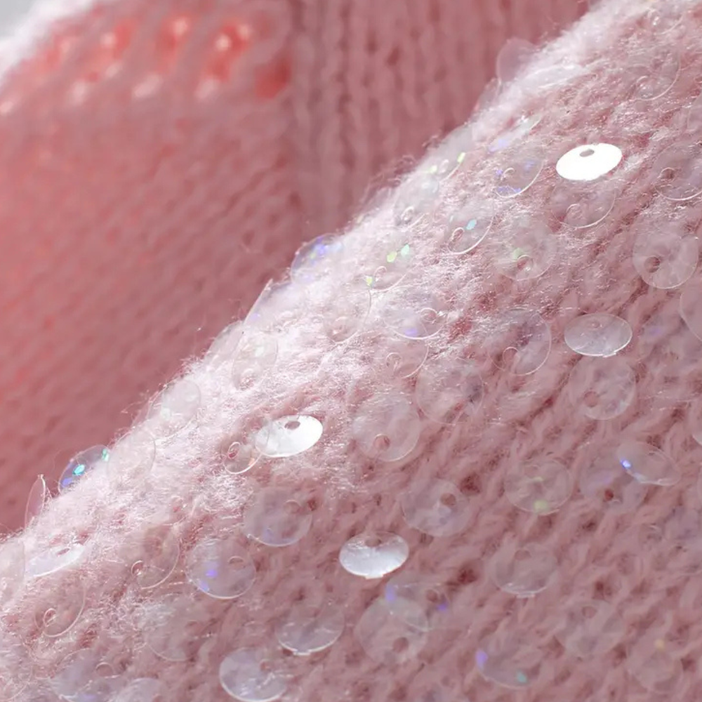 MIRELLA – Elegante Pailletten Trui met Relaxte Pasvorm voor Dames