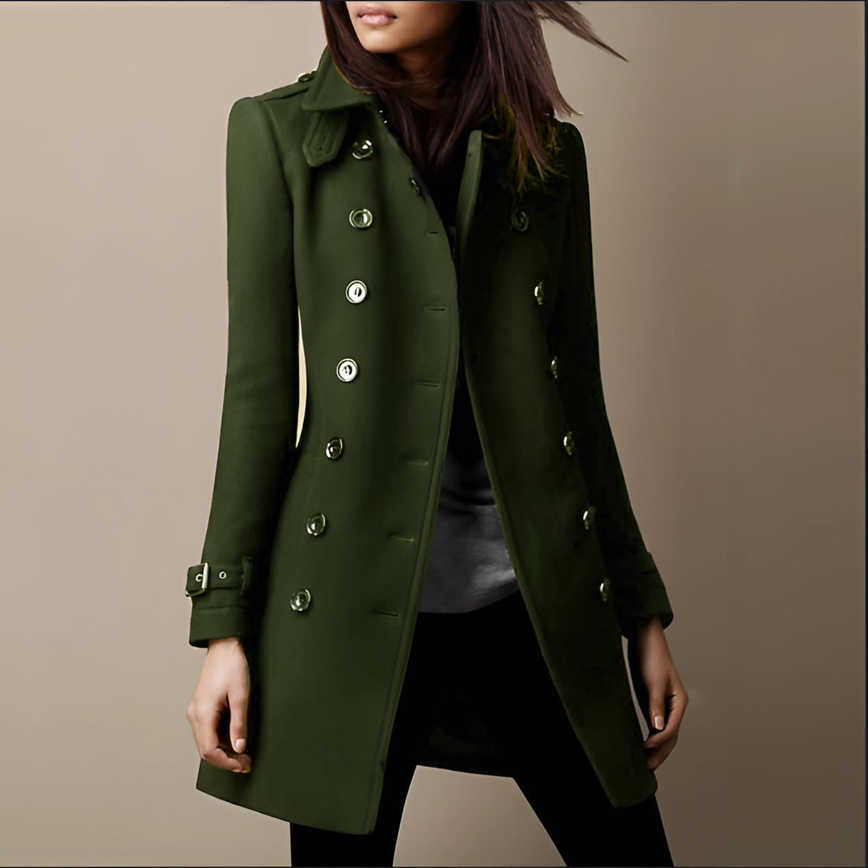 Aveline Tailored Coat – Tijdloze Klasse met een Vleugje Moderne Elegantie
