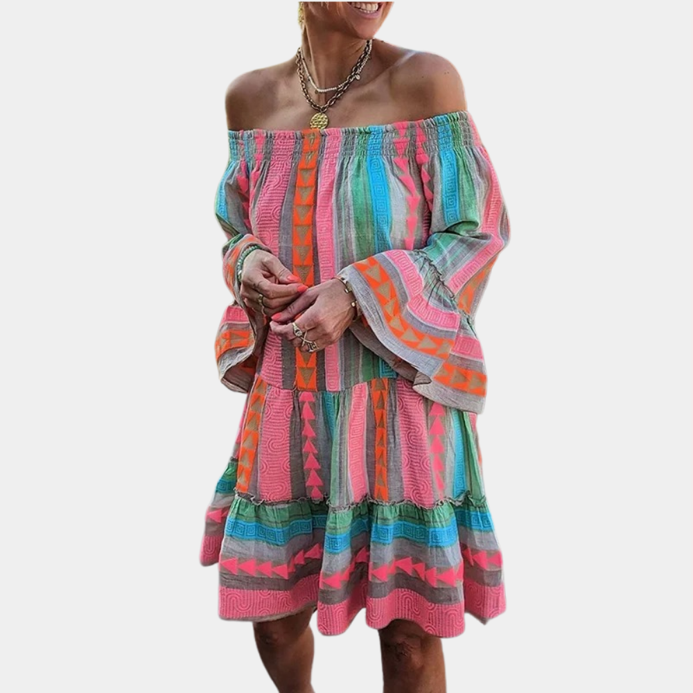 Solmarie – Elegante zomerse midi-jurk voor dames