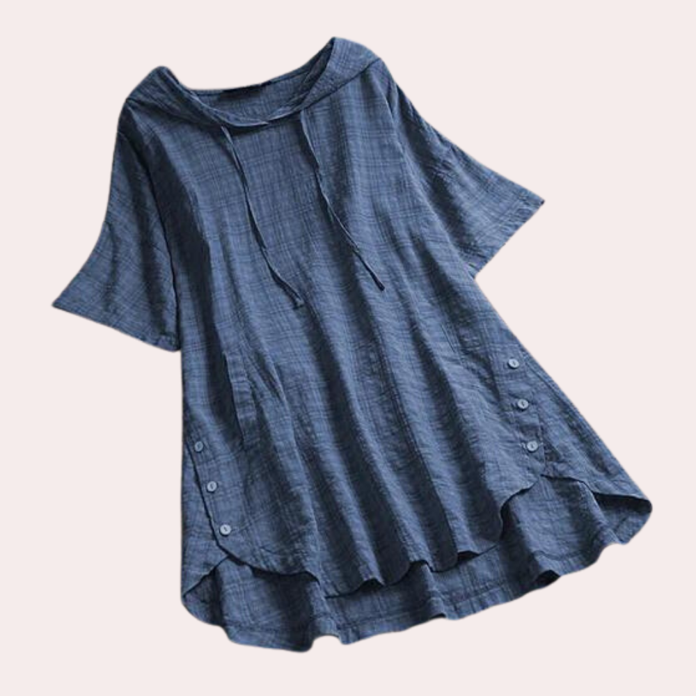 Isavelle – Lichtgewicht damesblouse met luchtige pasvorm en subtiele flair