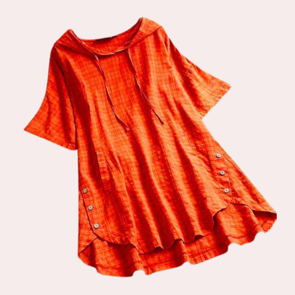 Isavelle – Lichtgewicht damesblouse met luchtige pasvorm en subtiele flair