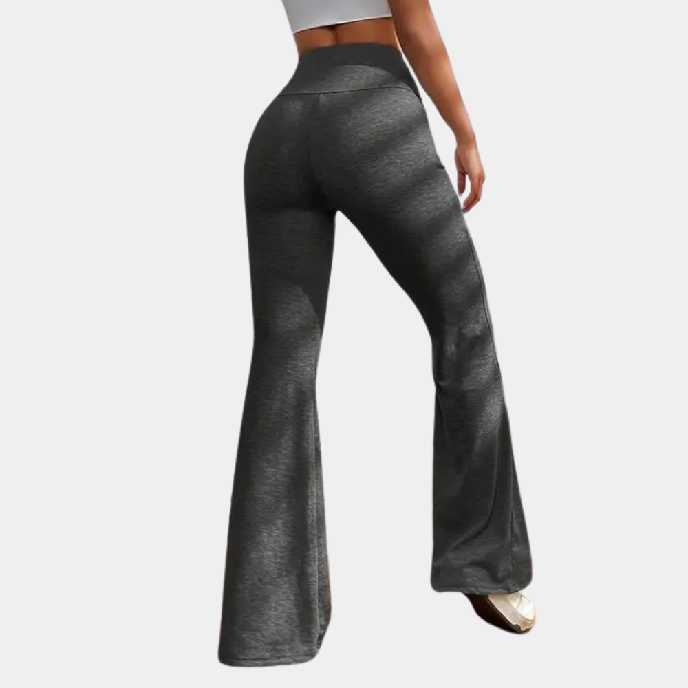 Alviera – Uitlopende Ultra-Stretch Damesbroek met Elegante Pasvorm en Tijdloze Klasse