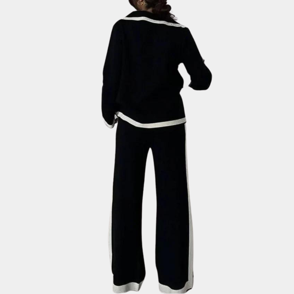 Avenora – Stijlvolle Tweedelige Set met Top en Broek