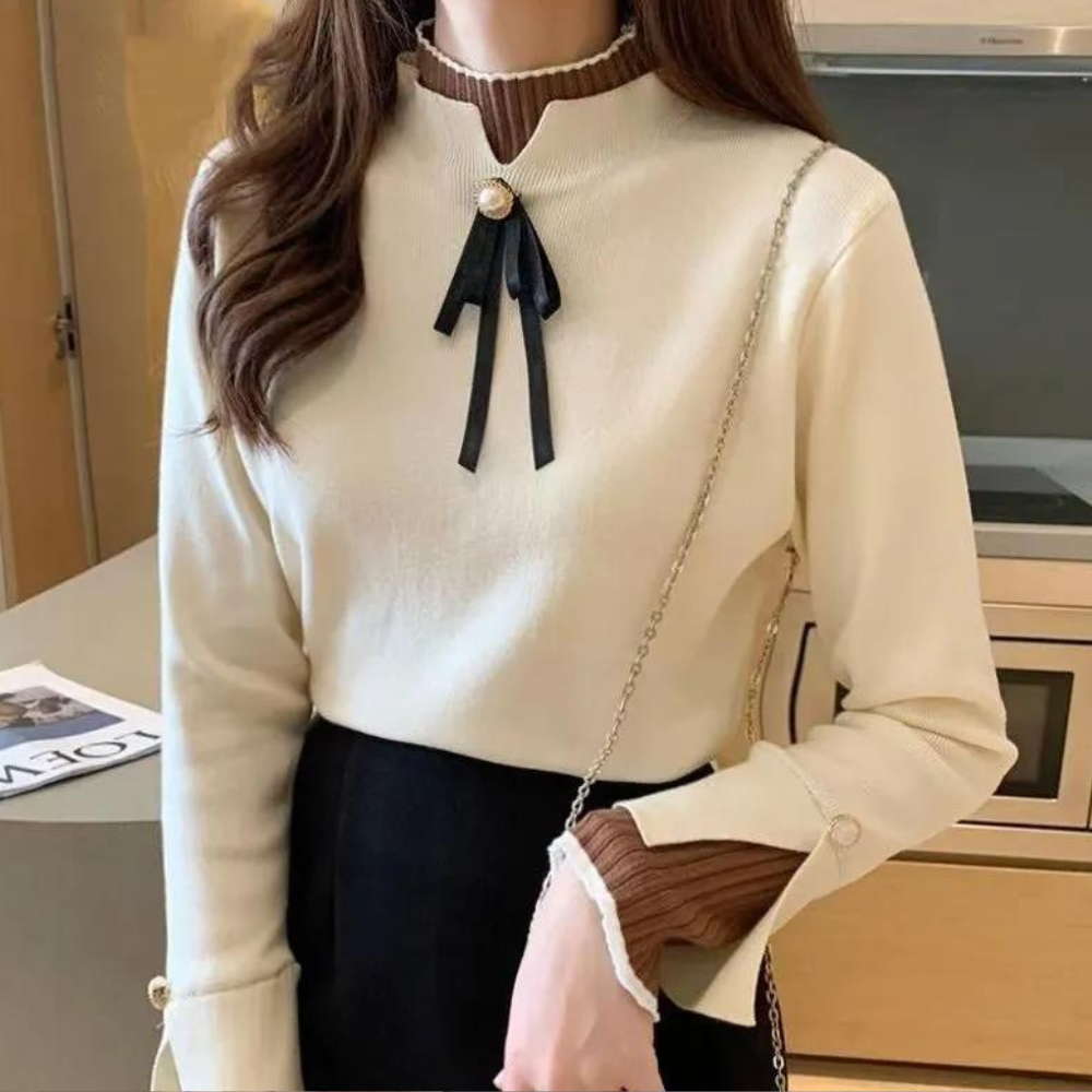 Elarise – Damestrui met Hoge Hals, Stijlvol & Comfortabel, Perfect voor Herfst en Winter