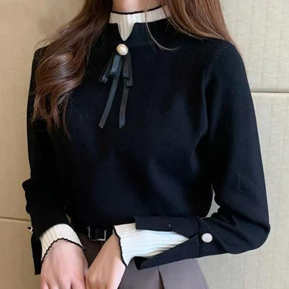 Elarise – Damestrui met Hoge Hals, Stijlvol & Comfortabel, Perfect voor Herfst en Winter