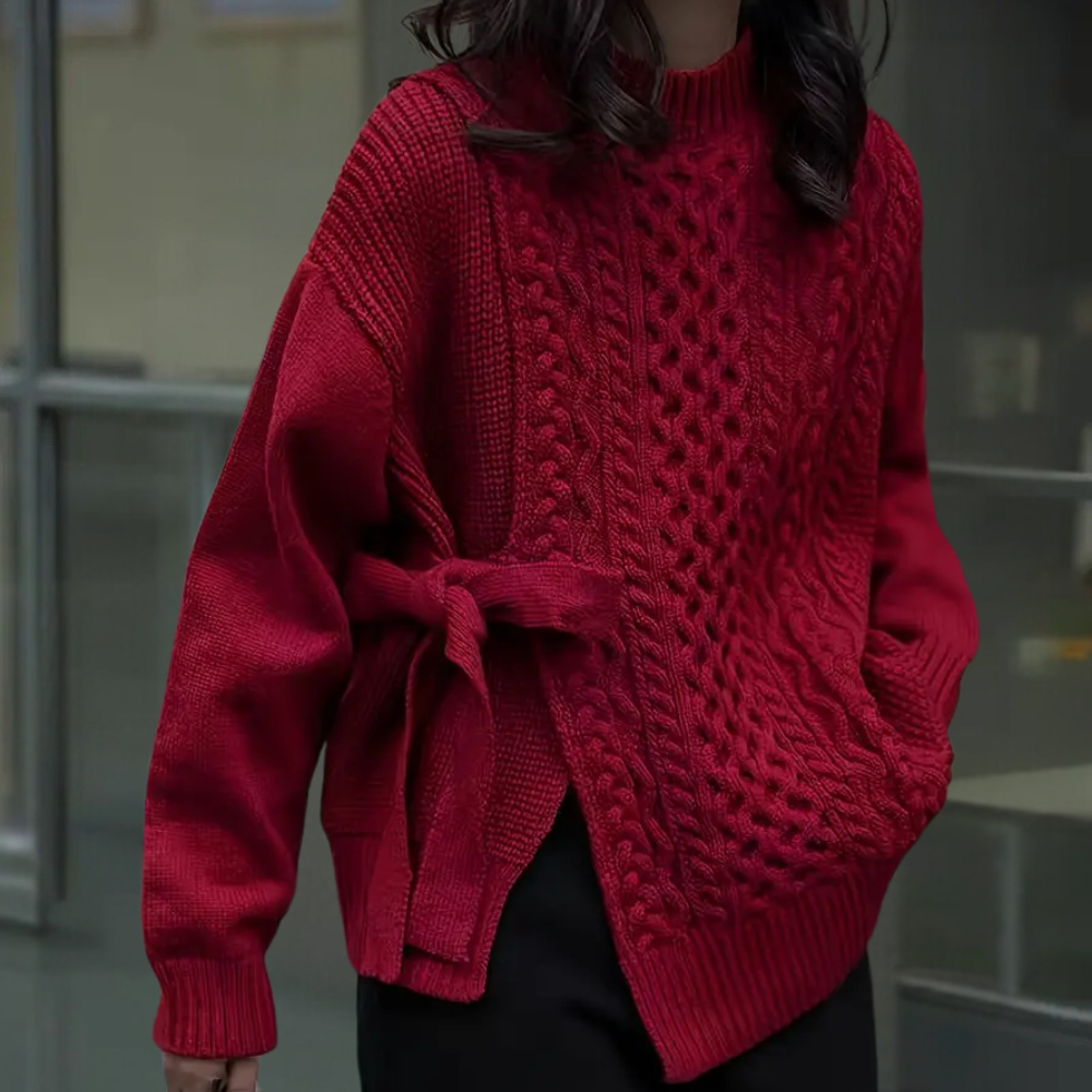 Elaris – Gebreide Damestrui met Elegant Breipatroon