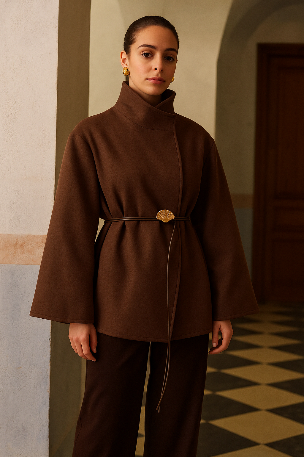 Aveline Winter Coat – Tijdloze Warmte met Verfijnde Elegantielijnen