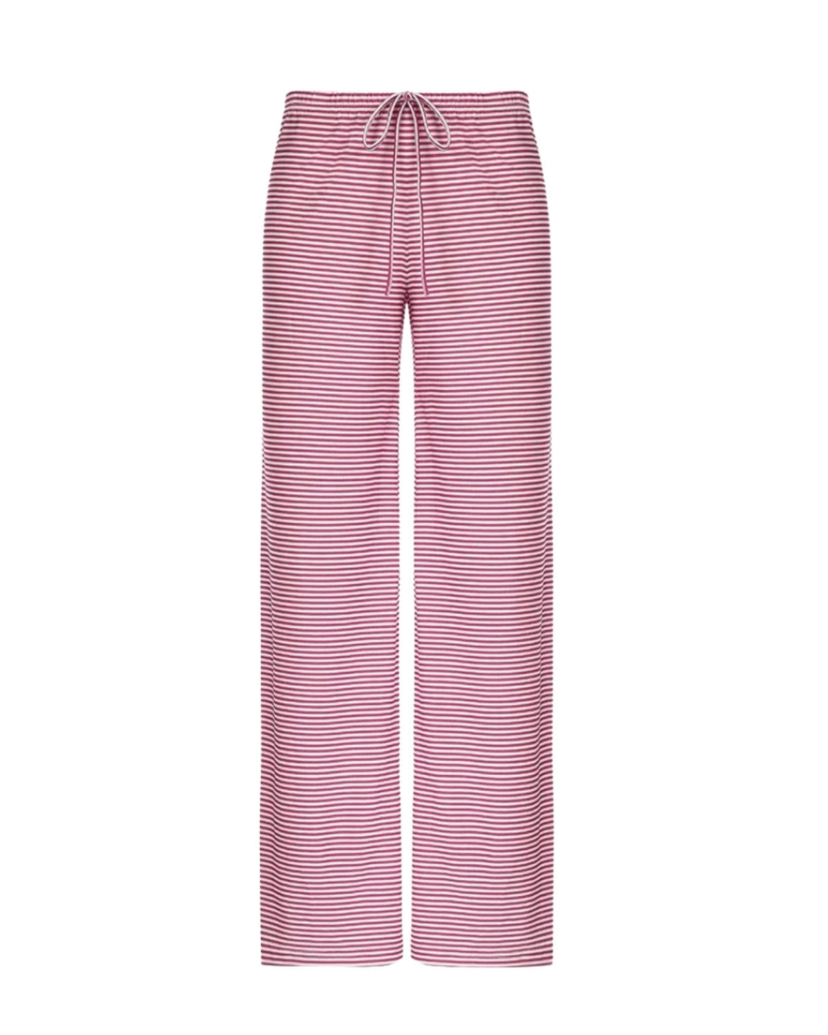 Serena Striped Lounge Pants – Elegante Gestreepte Damesbroek met Tijdloze Flair