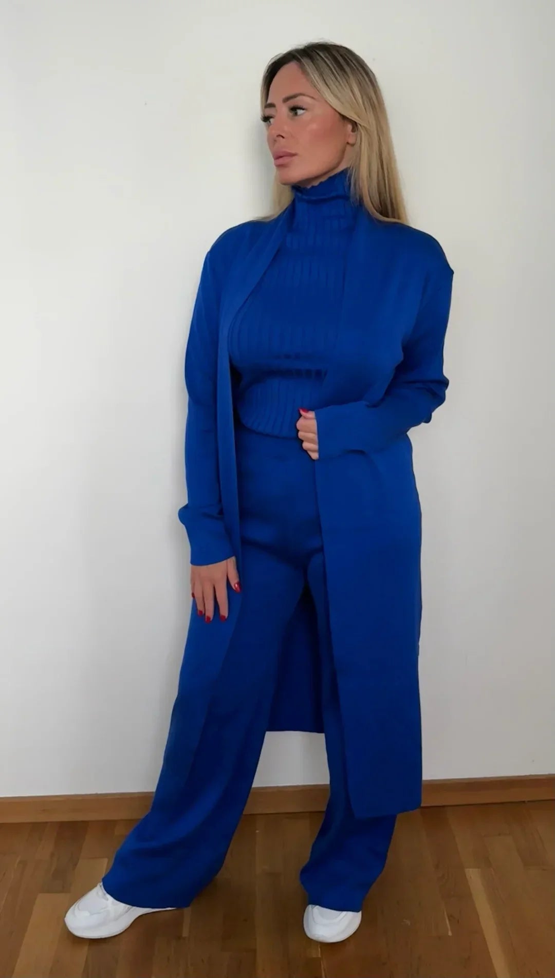 Solenne – 3-Delige Gebreide Co-ord Set met Luxe Comfort en Tijdloze Elegant﻿ie