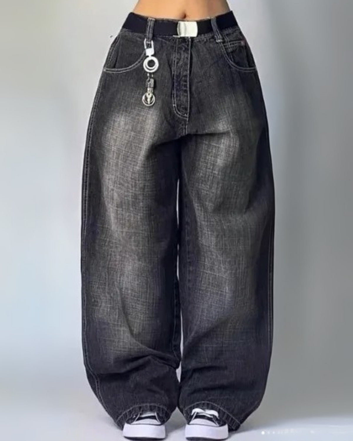 Veyra – Hoge Taille Jeans met Wijde Pijpen en Elegante Pasvorm