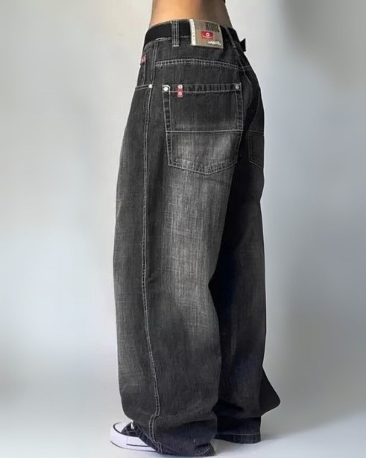 Veyra – Hoge Taille Jeans met Wijde Pijpen en Elegante Pasvorm