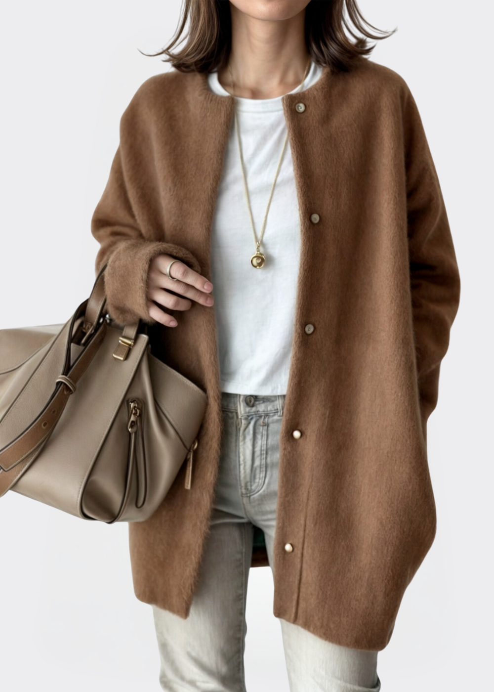 Alira Soft Open Cardigan – Tijdloze Warmte met een Vleugje Elegantie